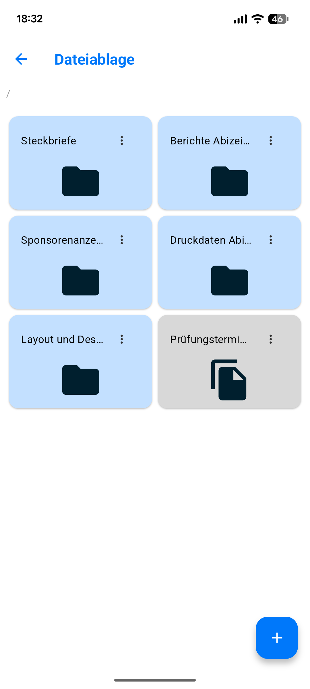Dateiablage Screenshot